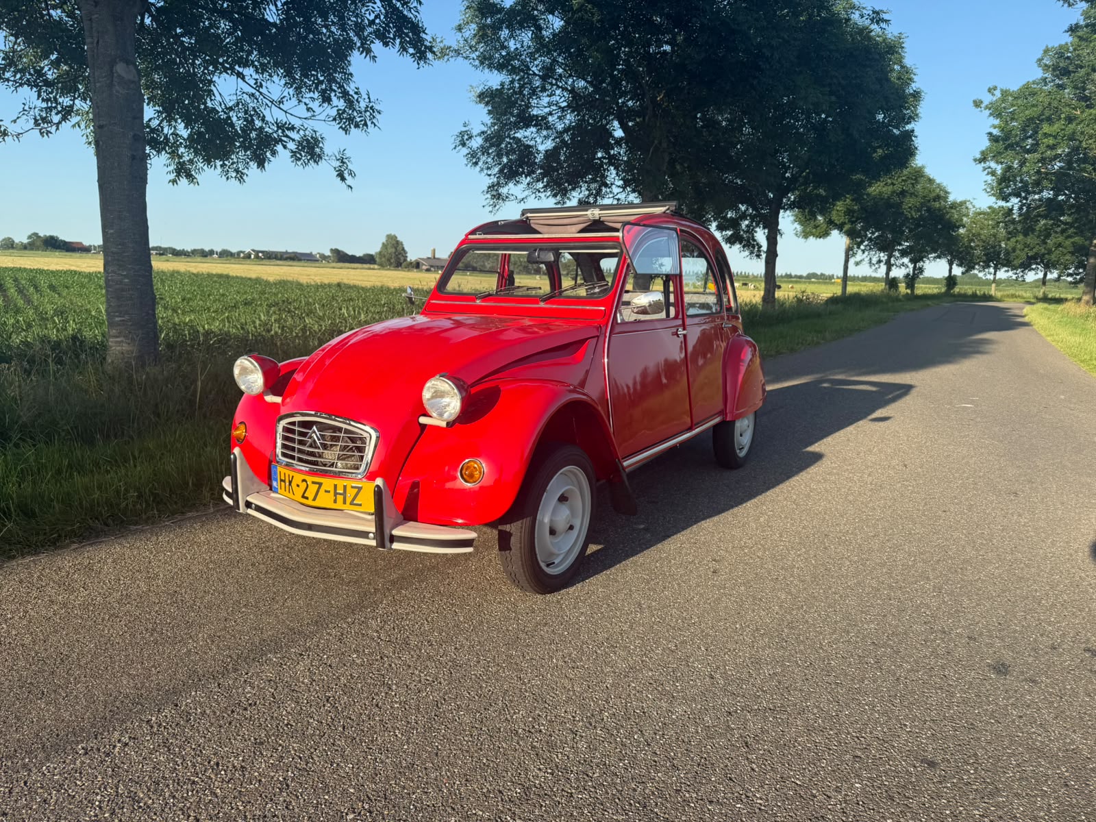 Dagtocht door Friesland in een eend